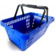 Cesta plástica azul